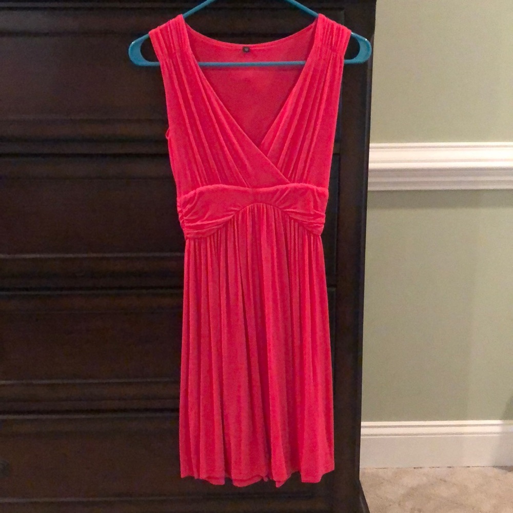 Pink fitted dress - xs